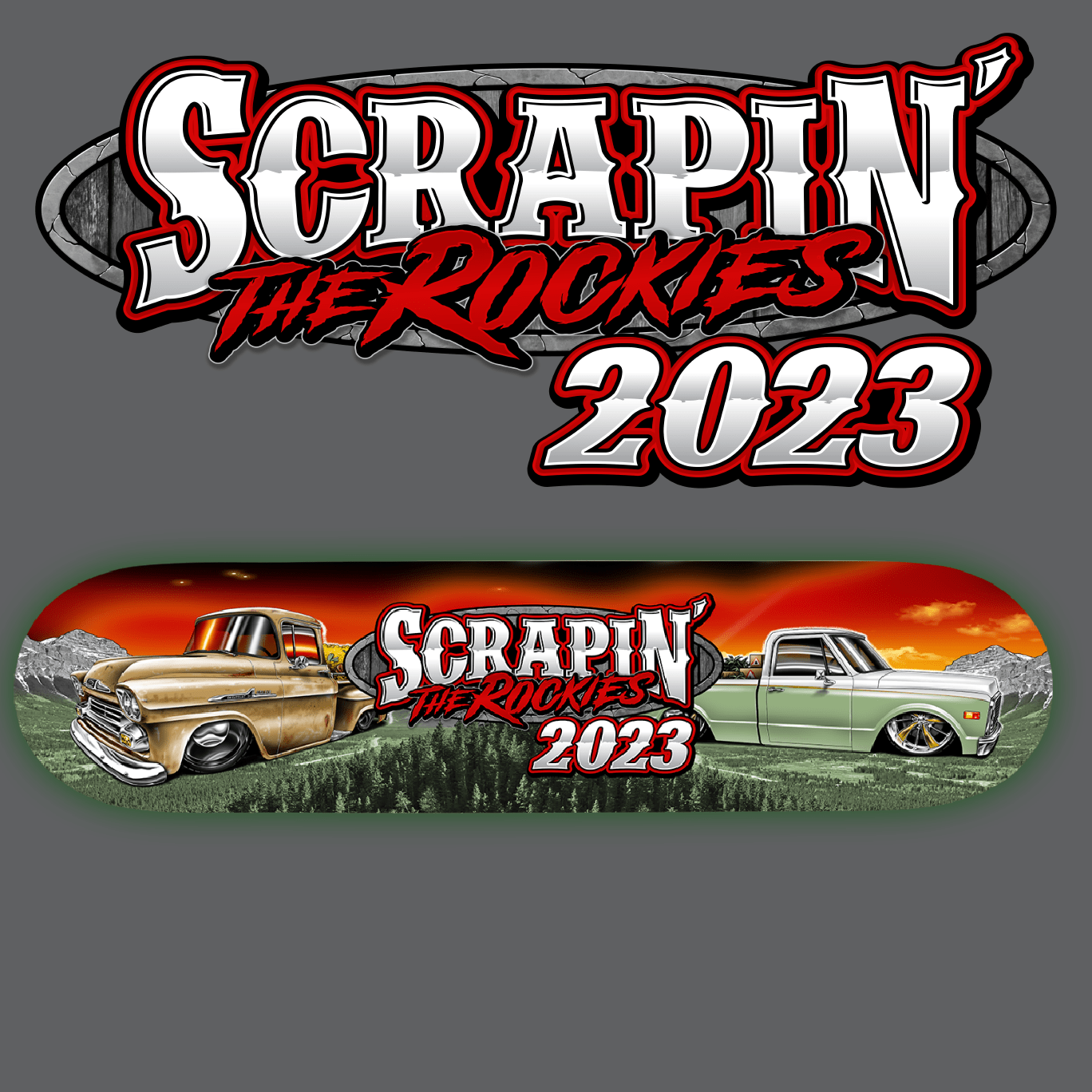 Shop Scrapin the Rockies 2024 Car and Truck show Presented by KinFolk